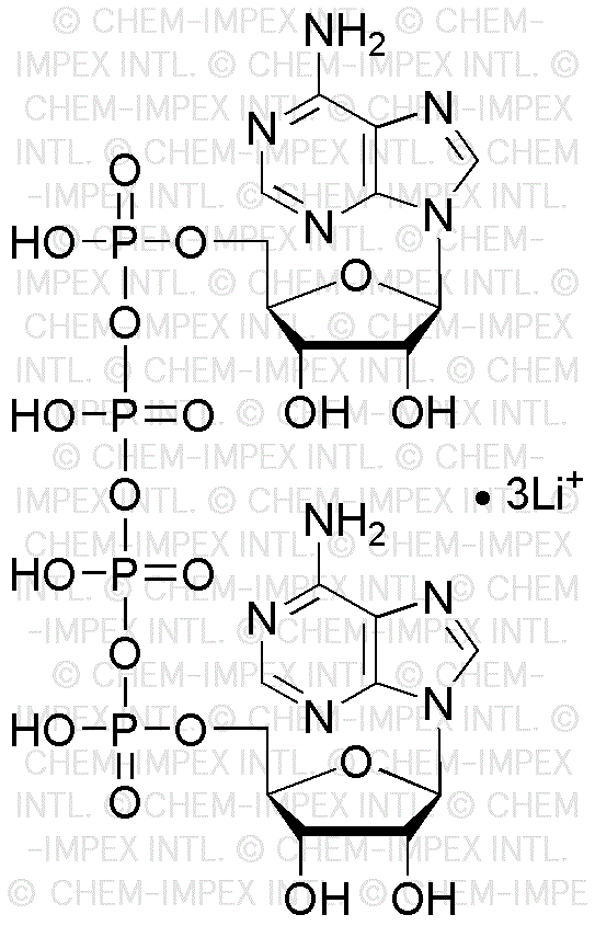 Sel trilithique de P1,P5-Di(adénosine-5')pentaphosphate