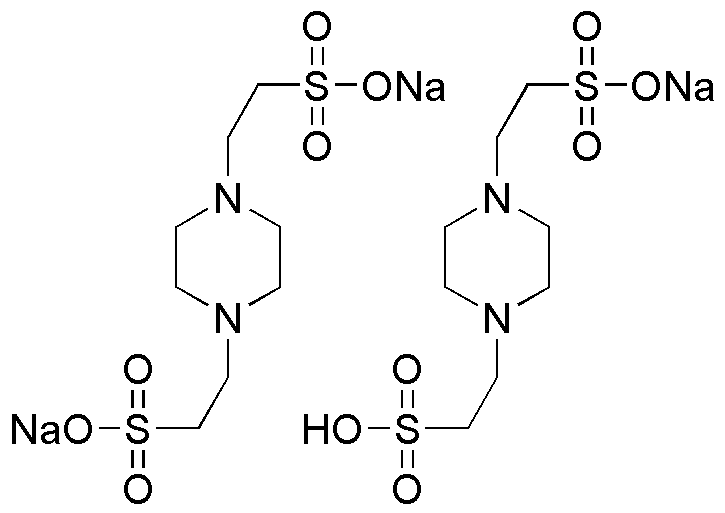 Pipérazine-N,N'-bis(acide 2-éthanesulfonique) 1,5 sel de sodium