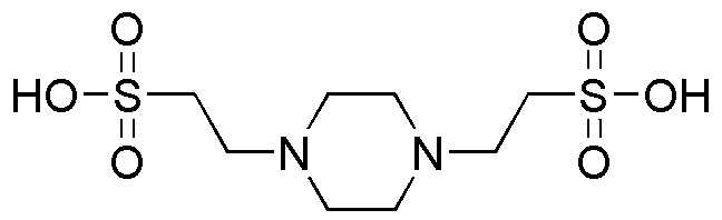 Pipérazine-N,N'-bis(acide 2-éthanesulfonique)