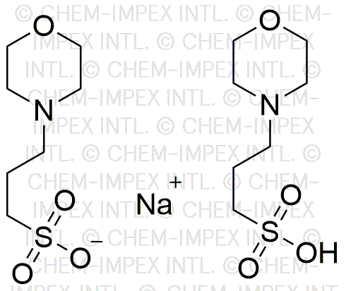 Sel hémisodique de l'acide 3-N-morpholinopropanesulfonique