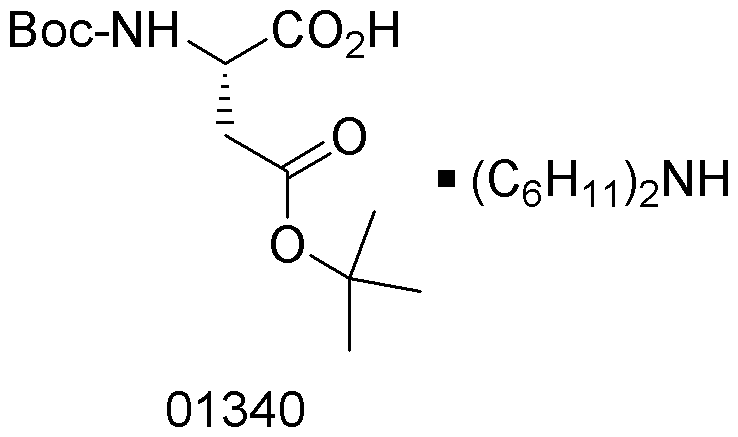 Sel de dicyclohexylammonium de l'ester β-tert-butylique de l'acide boc-L-aspartique