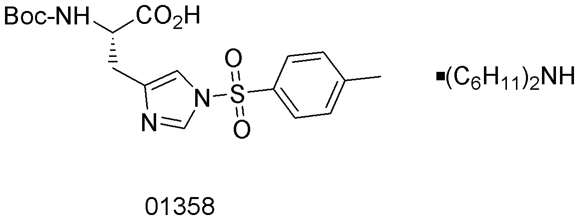 Sal de diciclohexilamonio de Na-Boc-Nim-4-toluenosilfonil-L-histidina