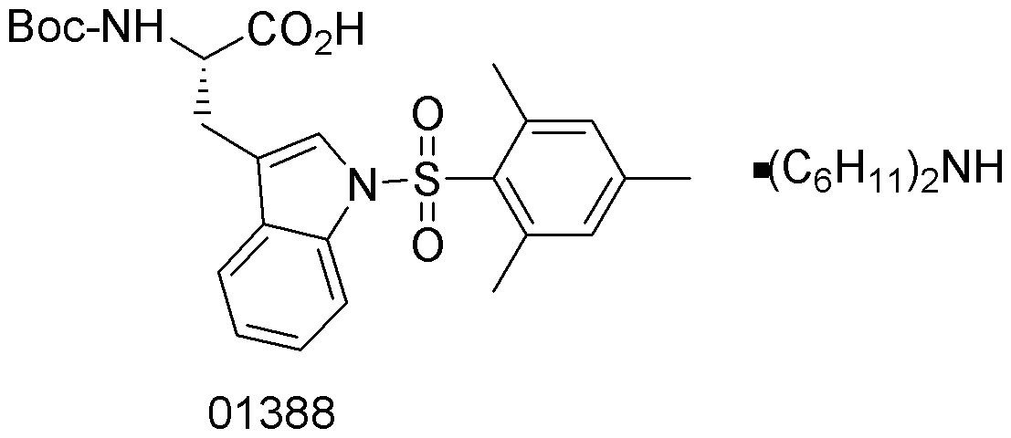 N?-Boc-Nin-mesitylene-2-sulfonyl-L-tryptophan dicyclohexylammonium salt