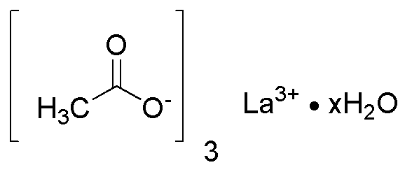 Acetato de lantano (III) hidrato