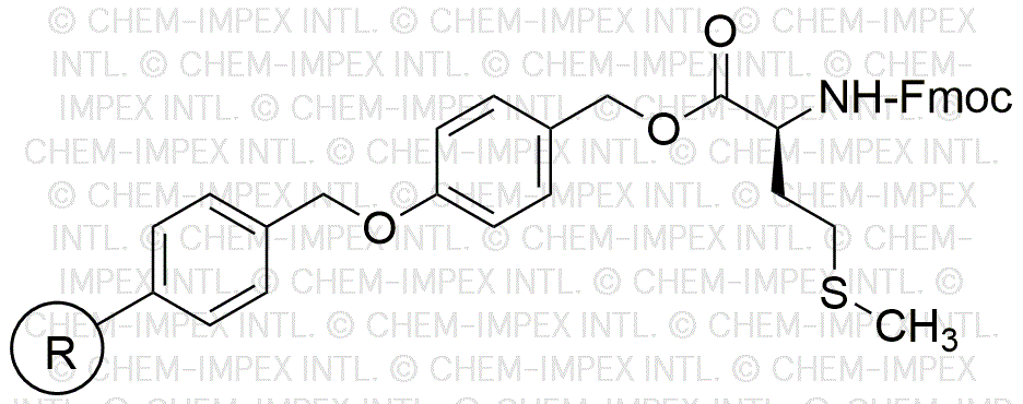 Resina de alcohol 4-alcoxibencílico Fmoc-L-metionina