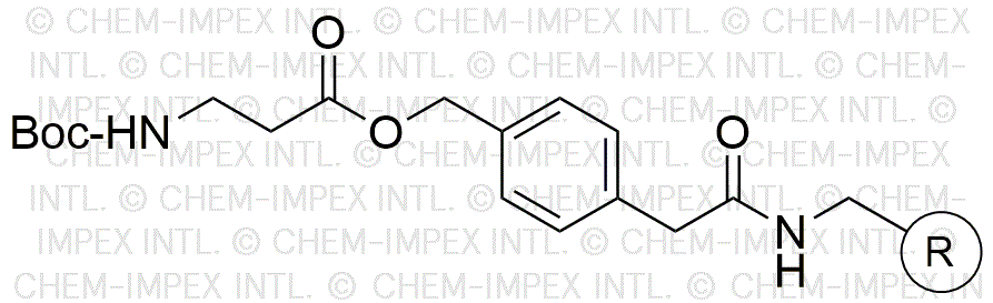 Résine boc-β-alanine 4-oxyméthylphénylacétamidométhyl