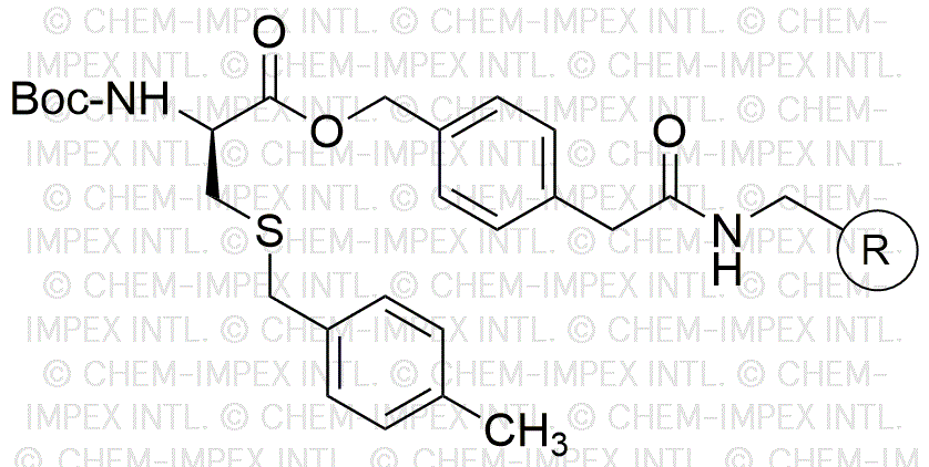 Boc-S-4-methylbenzyl-D-cysteine 4-oxymethylphenylacetamidomethyl resin