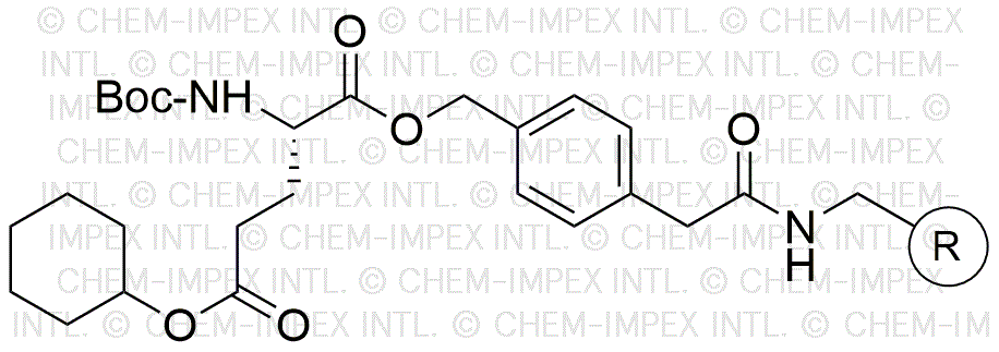 Boc-L-glutamic acid γ-cyclohexyl ester 4-oxymethylphenylacetamidomethyl resin