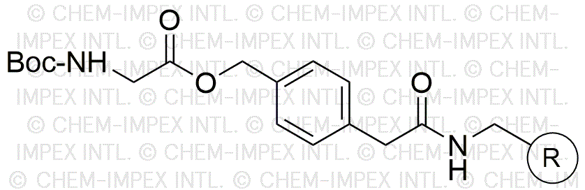 Résine de boc-L-glycine 4-oxyméthylphénylacétamidométhyle