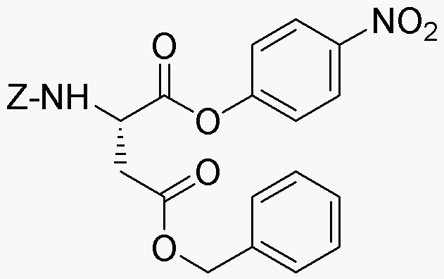 Ester β-benzylique de l'acide ZL-aspartique et ester α-4-nitrophénylique