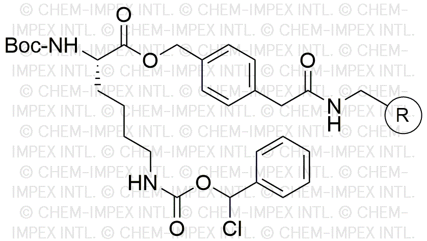 Résine 4-oxyméthylphénylacétamidométhyl Nα-Boc-Nε-2-chloro-ZL-lysine