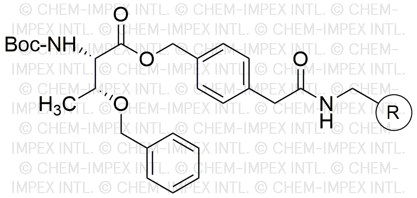 Resina de 4-oximetilfenilacetamidometil Boc-O-bencil-L-treonina