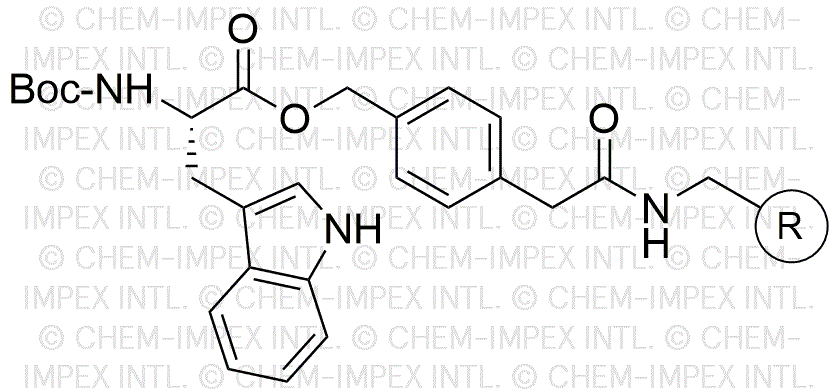 Resina de 4-oximetilfenilacetamidometil Nα-Boc-L-triptófano