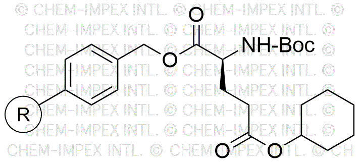 Résine Merrifield d'ester g-cyclohexyle d'acide boc-L-glutamique (0,3 - 0,8 meq/g, 100 - 200 mesh)