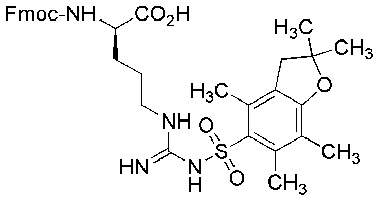 Nα-Fmoc-Nω-(2,2,4,6,7-pentamethyl-dihydrobenzofuran-5-sulfonyl)-D-arginine