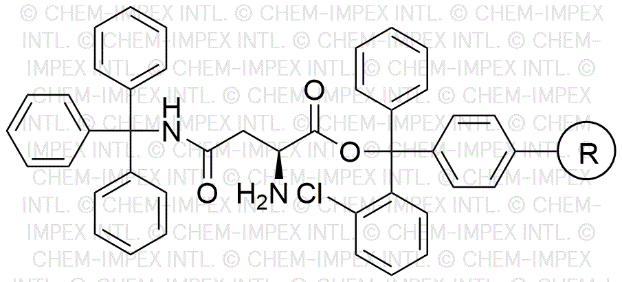 Nγ-trityl-L-asparagine-2-chlorotrityl resin (0.3 - 0.9 meq/g, 200 - 400 mesh)