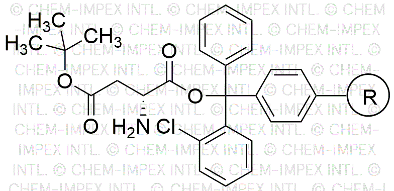 Résine de β-tert-butyle 2-chlorotrityle d'acide D-aspartique (0,3 - 0,9 meq/g, 200 - 400 mesh)