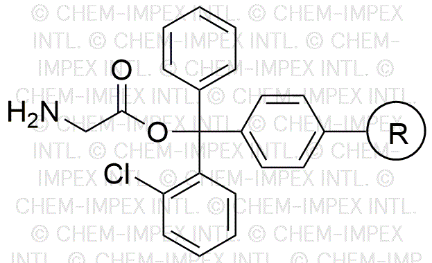 Resina de glicina-2-clorotritilo (0,8 - 1,2 meq/g, malla 200 - 400)