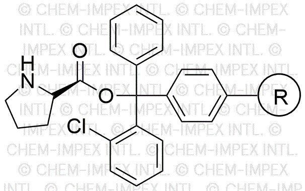 Résine L-Proline-2-chlorotrityle (0,3 - 0,8 meq/g, 100 - 200 mesh)