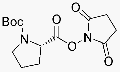 Éster de N-hidroxisuccinimida de Boc-L-prolina