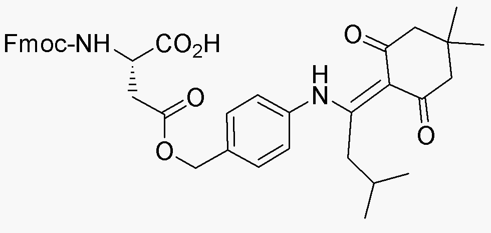 Éster b-4-[N-{1-(4,4-dimetil-2,6-dioxociclohexilideno)-3-metilbutil}amino]bencílico del ácido Fmoc-L-aspártico