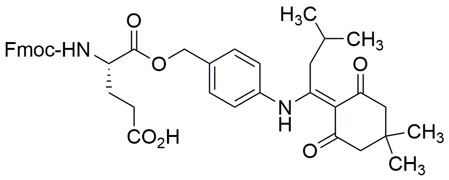 Éster bencílico del ácido Fmoc-L-glutámico-a-4-[N-{1-(4,4-dimetil-2,6-dioxociclohexilideno)-3-metilbutil}amino]