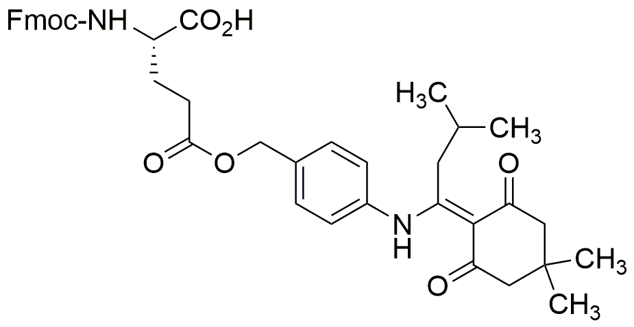 Éster bencílico del ácido fmoc-L-glutámico γ-4-[N-{1-(4,4-dimetil-2,6-dioxociclohexilideno)-3-metilbutil}amino]