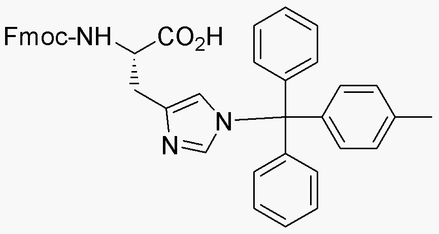 Nα-Fmoc-Nim-méthyltrityl-L-histidine