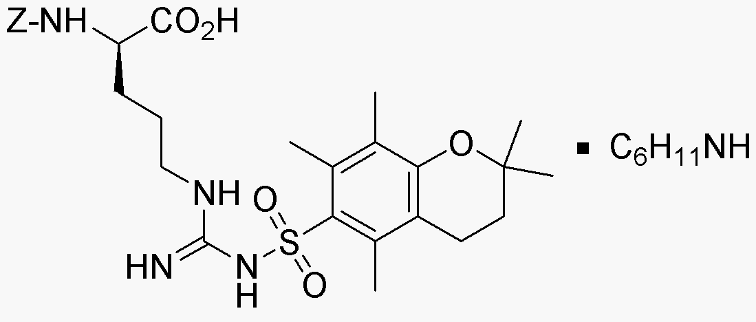 Nα-Z-Nω-(2,2,5,7,8-pentamethylchroman-6-sulfonyl)-D-arginine cyclohexylammonium salt