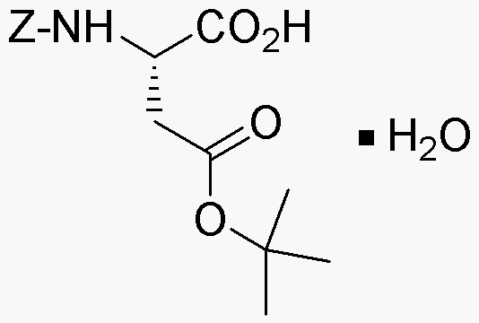 Ester β-tert-butylique monohydraté de l'acide ZL-aspartique