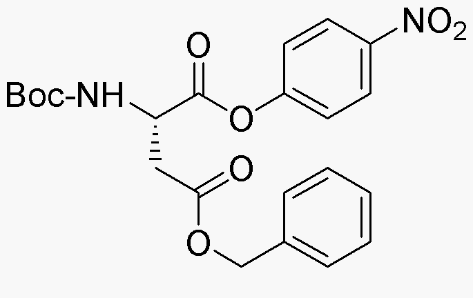 Ester β-benzylique et α-4-nitrophénylique de l'acide boc-L-aspartique