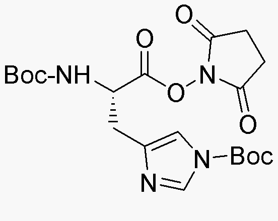 Éster de Na,Nim-Bis-Boc-L-histidina N-hidroxisuccinimida