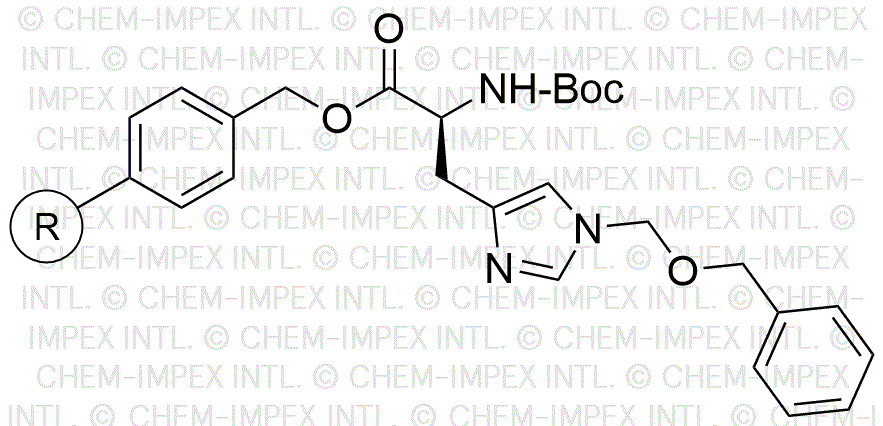 Résine Merrifield Nα-Boc-Nim-benzyloxyméthyl-L-histidine (0,25 - 1,0 meq/g, 100 - 200 mesh)