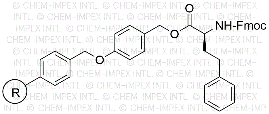 Resina de alcohol 4-alcoxibencílico Fmoc-L-homofenilalanina