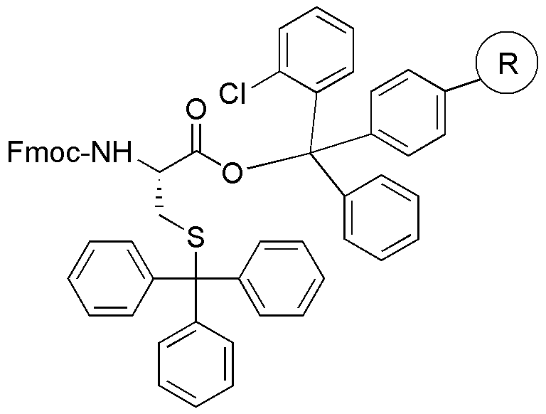 Fmoc-S-trityl-L-cysteine-2-chlorotrityl resin