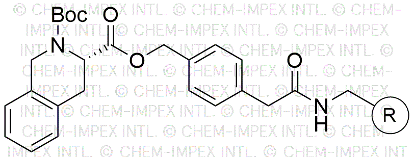 Resina de ácido 4-oximetilfenilacetamidometil-Boc-[3S]-1,2,3,4-tetrahidroisoquinolin-3-carboxílico