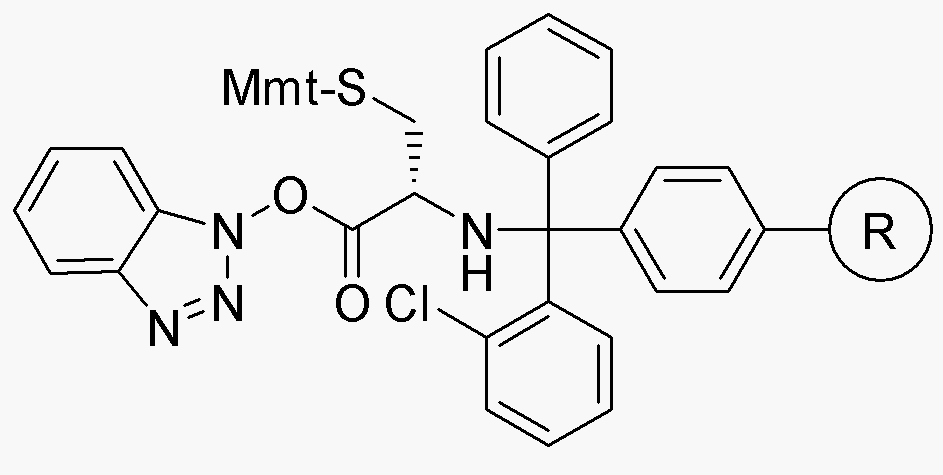 Éster benzotriazolílico de N-(2-clorotritilo)-S-4-metoxitritil-L-cisteína