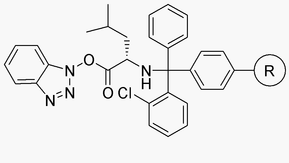 Éster benzotriazolílico de N-(2-clorotritilo)-L-leucina