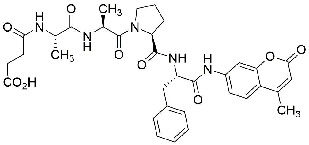 Suc-Ala-Ala-Pro-Fe-AMC