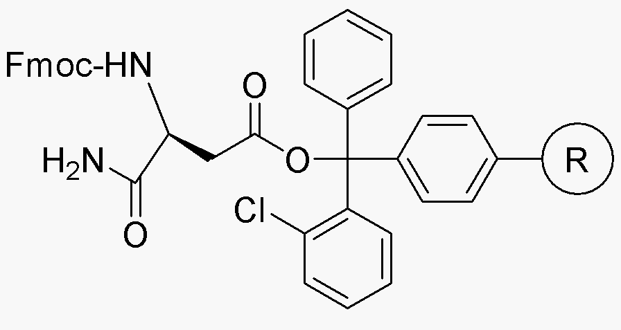 Fmoc-L-Aspártico(resina de 2-clorotritilo)-NH2