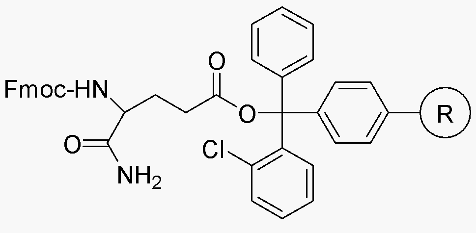 Fmoc-L-Glutamic(2-chlorotrityl resin)-NH2