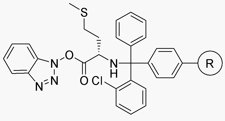 Ester de benzotriazolyle de N-(2-chlorotrityle résine)-L-méthionine