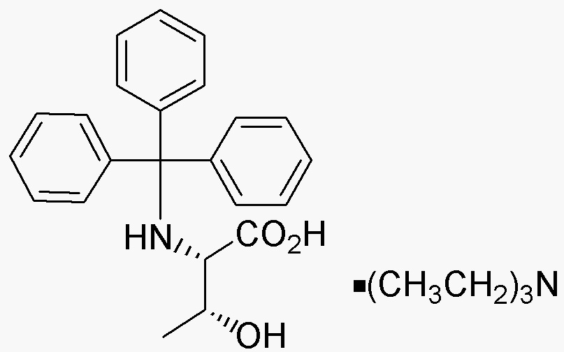 Trityl threonine triethyl ammonium salt