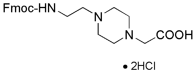 4-[2-(Fmoc-amino)ethyl]-1-piperazineacetic acid dihydrochloride