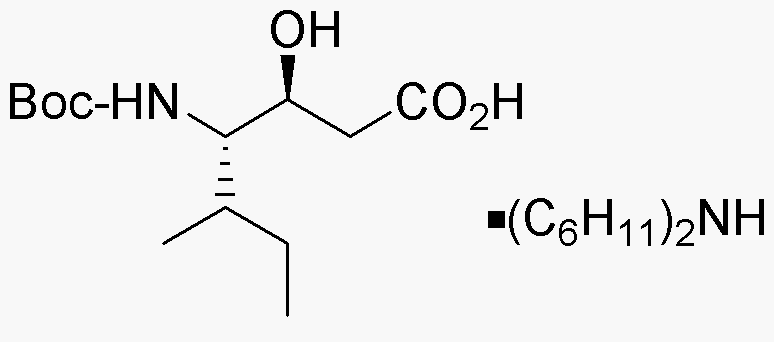 Sel de dicyclohexylammonium de l'acide boc-(3S,4S,5S)-4-amino-3-hydroxy-5-méthylheptanoïque