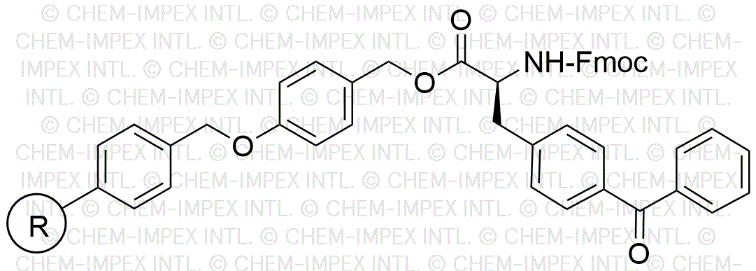 Fmoc-L-4-benzoyl-L-phenylalanine 4-alkoxybenzyl alcohol resin