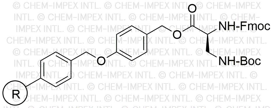 Resina de alcohol 4-alcoxibencílico de ácido Nα-Fmoc-Nβ-Boc-L-2,3-diaminopropiónico