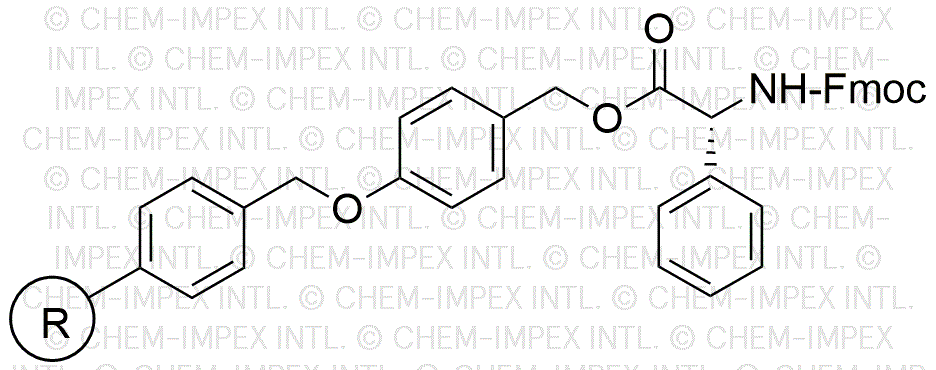 Fmoc-D-phenylglycine 4-alkoxybenzyl alcohol resin