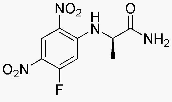 Amida de Na-[2,4-dinitro-5-fluorofenil]-D-alanina