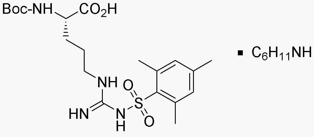 Sel de cyclohexylammonium de Nα-Boc-Nω-(mésitylène-2-sulfonyl)-L-arginine